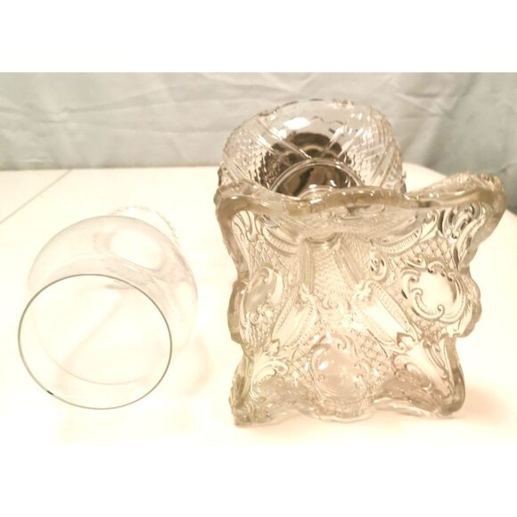 Large Excellent Condition Vintage Lamp Clear Decorative Base 19" Height - Picture 8 of 10